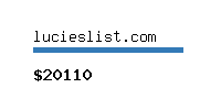 lucieslist.com Website value calculator