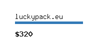 luckypack.eu Website value calculator