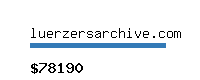 luerzersarchive.com Website value calculator