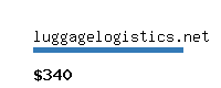 luggagelogistics.net Website value calculator