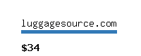 luggagesource.com Website value calculator