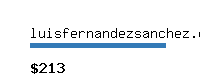 luisfernandezsanchez.com Website value calculator