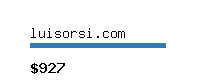 luisorsi.com Website value calculator