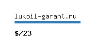 lukoil-garant.ru Website value calculator
