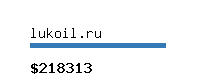 lukoil.ru Website value calculator