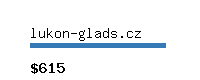 lukon-glads.cz Website value calculator