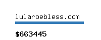 lularoebless.com Website value calculator