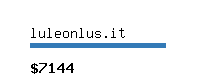 luleonlus.it Website value calculator
