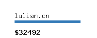 lulian.cn Website value calculator