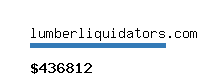 lumberliquidators.com Website value calculator