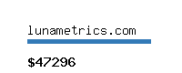 lunametrics.com Website value calculator