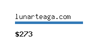 lunarteaga.com Website value calculator