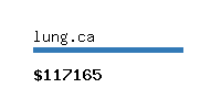 lung.ca Website value calculator