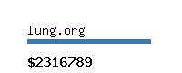 lung.org Website value calculator