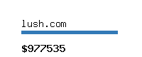 lush.com Website value calculator