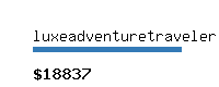 luxeadventuretraveler.com Website value calculator