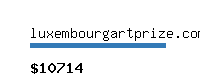 luxembourgartprize.com Website value calculator