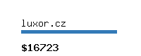 luxor.cz Website value calculator