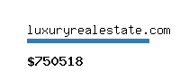 luxuryrealestate.com Website value calculator