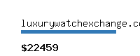 luxurywatchexchange.com Website value calculator