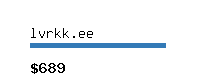 lvrkk.ee Website value calculator