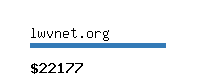 lwvnet.org Website value calculator