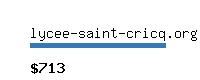 lycee-saint-cricq.org Website value calculator