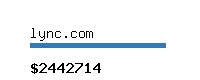 lync.com Website value calculator