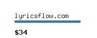 lyricsflow.com Website value calculator