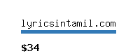 lyricsintamil.com Website value calculator