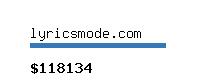 lyricsmode.com Website value calculator