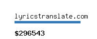lyricstranslate.com Website value calculator