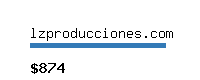 lzproducciones.com Website value calculator