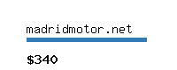 madridmotor.net Website value calculator