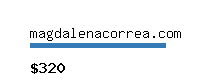 magdalenacorrea.com Website value calculator
