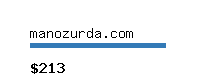 manozurda.com Website value calculator