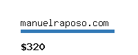 manuelraposo.com Website value calculator