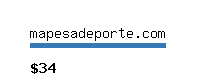 mapesadeporte.com Website value calculator