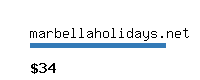 marbellaholidays.net Website value calculator