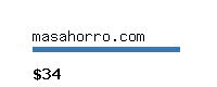 masahorro.com Website value calculator