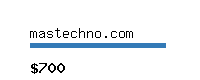 mastechno.com Website value calculator