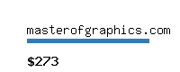 masterofgraphics.com Website value calculator