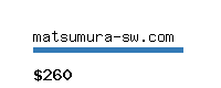 matsumura-sw.com Website value calculator