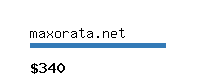 maxorata.net Website value calculator