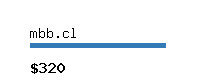 mbb.cl Website value calculator