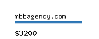 mbbagency.com Website value calculator