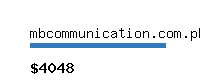 mbcommunication.com.pk Website value calculator