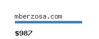 mberzosa.com Website value calculator