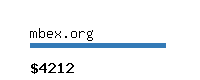 mbex.org Website value calculator