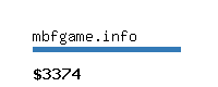 mbfgame.info Website value calculator